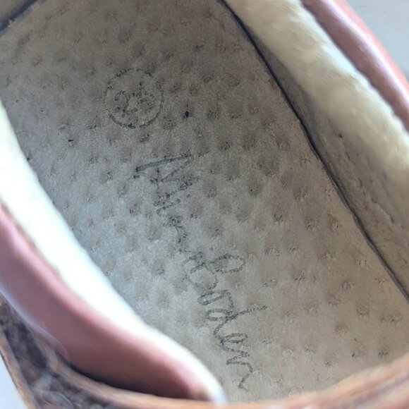 Mini Boden Mary Jane Leather Deer Shoes - Size EU 24/US 7.5 Little Kid - Picture 7 of 9